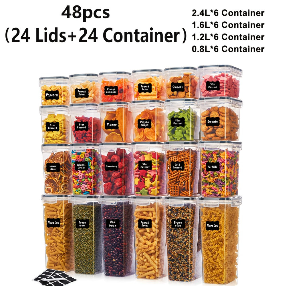 6-Piece Plastic Food Storage Container Set product detail 3