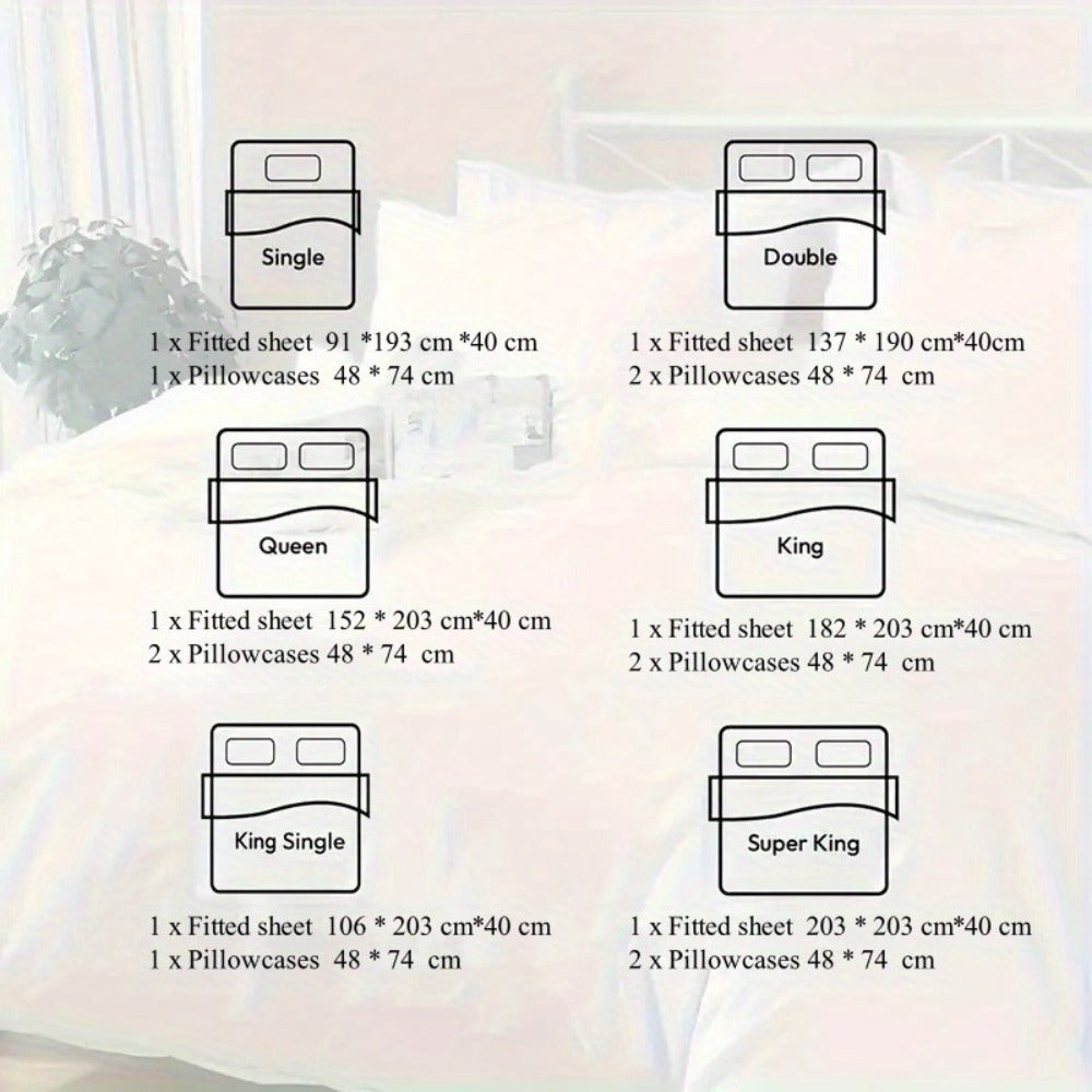 Microfibre Bed Sheet Set product detail 14
