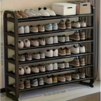 6-Tier Foldable Stackable Shoe Rack for organised Australian homes