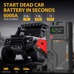 6000A 12V Portable Car Jump Starter product detail 6