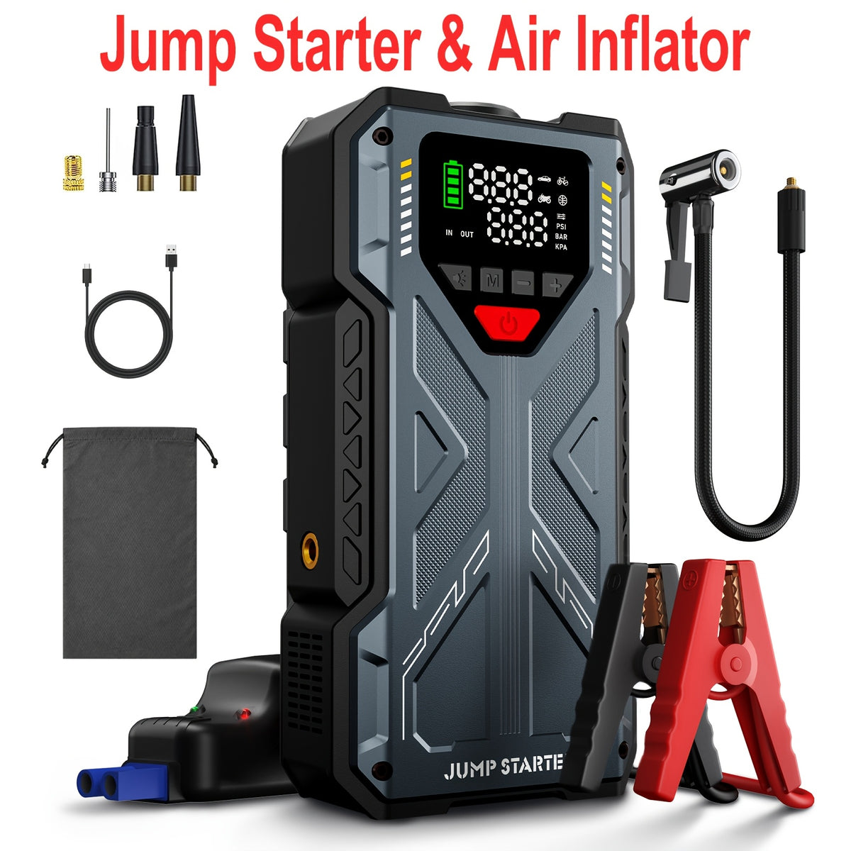 6000A 12V Portable Car Jump Starter – Practical Roadside Use – additional product view 22