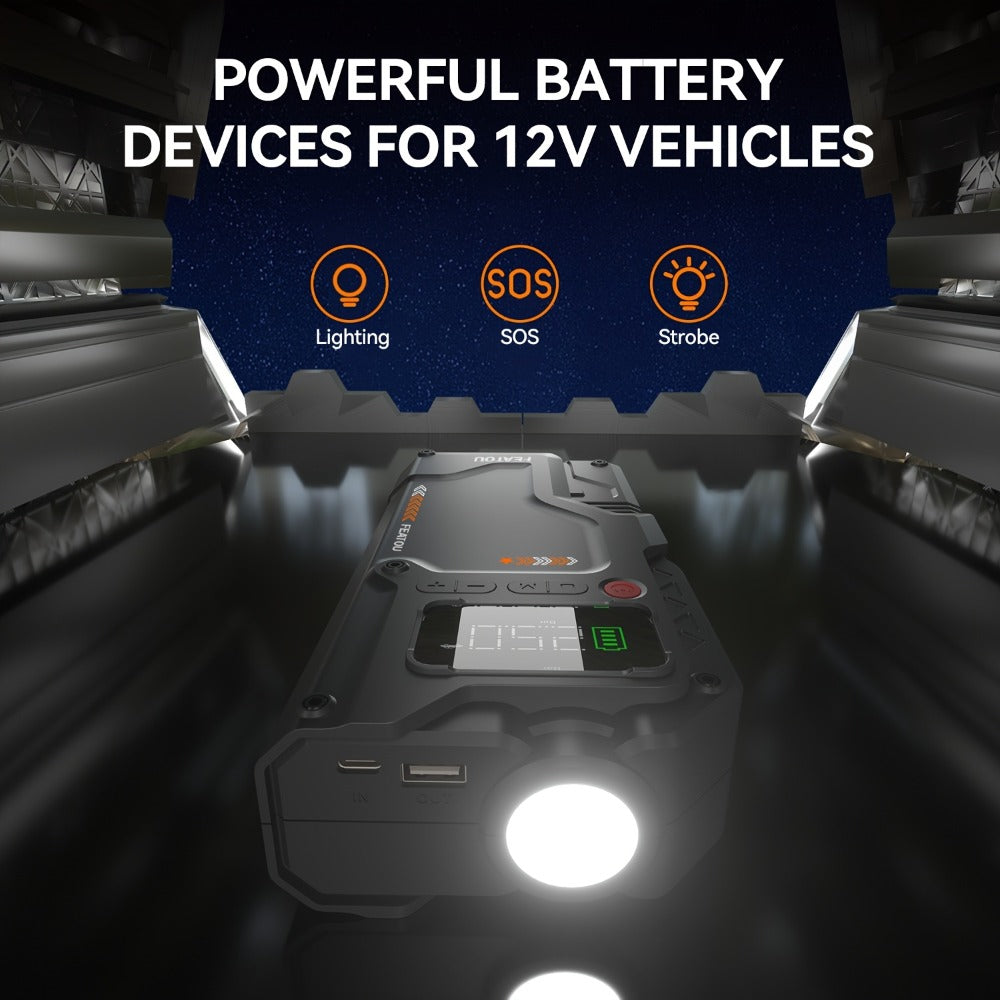 6000A 12V Portable Car Jump Starter product detail 9