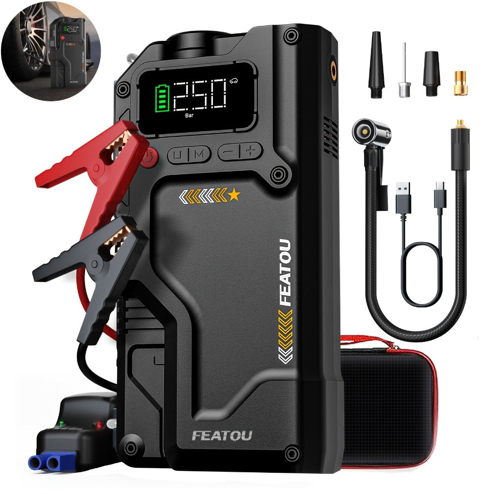 6000A 12V Portable Car Jump Starter for vehicle use