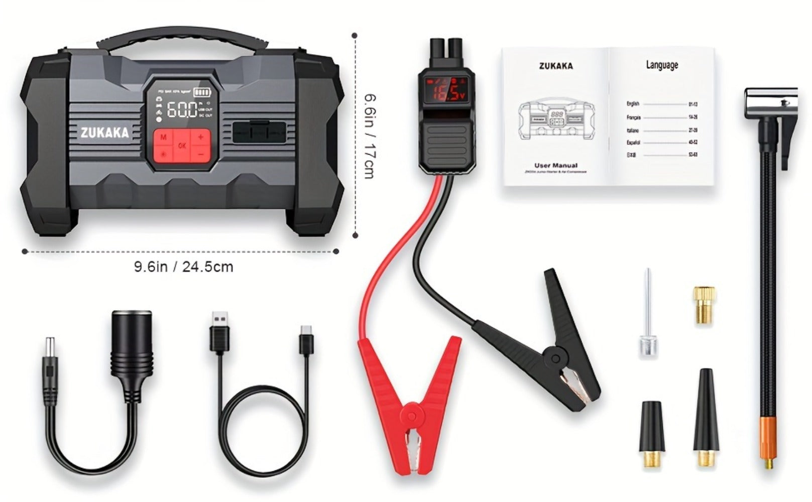 6000A Portable Car Jump Starter product detail 15