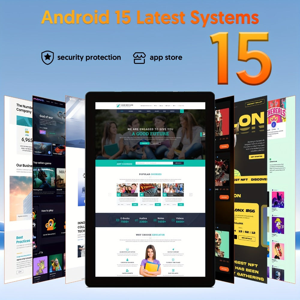 6000mAh Android Tablet — 10 Inch for Home and Office Use – additional product view