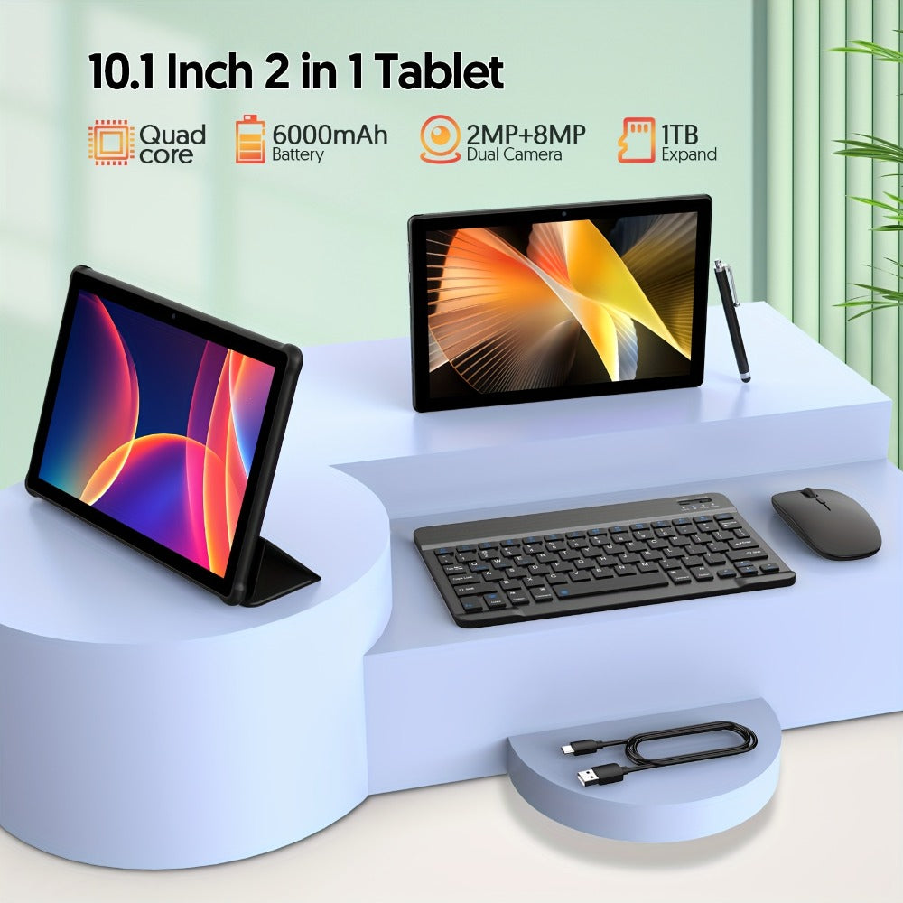 6000mAh Android Tablet — 8MP for Home and Office Use – alternate design view