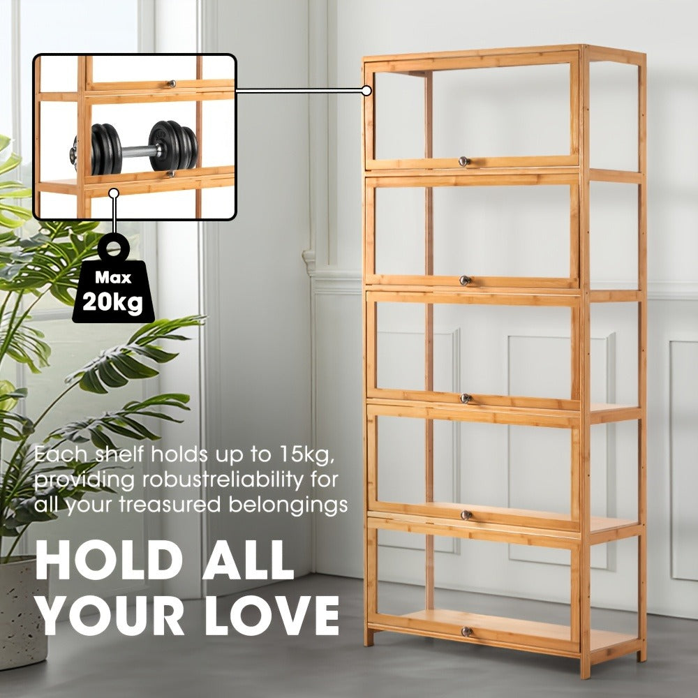 5-Tier White Collectable Display Case product detail 4