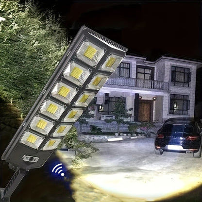 1pc, 504 Solar Light W789-6 Model Solar Street Light, Equipped with a Motion Sensor That Activates When Someone Is Present, Featuring Three Modes, Designed for Outdoor Courtyard Use, And Ideal for Yards