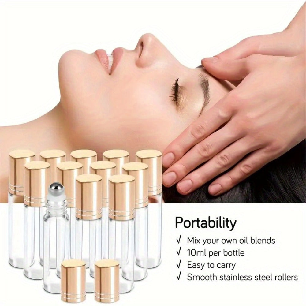 Glass Essential Oil Roller Bottle Set detail view 3 for Australian shoppers