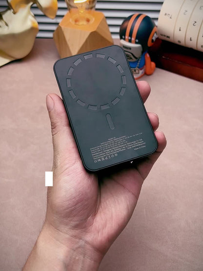 Magnetic Wireless Charging Power Bank, 10000mAh Battery 30W PD Fast Charging Power Bank, 15W Fast Wireless Charging, 2 Outputs And Dual Input External Battery Pack Compatible With Apple 17/16/15/14/13/12/11Pro Max Air And Other Android