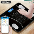 1 High Precision Weight Scale Body Fat BMI Digital Bathroom Scale with LCD Display Wide Platform Wireless Battery Powered Weighs Up to 180kg for Gym Dorm Home Use Local Warehouse Fast Dispatch Holiday Gift