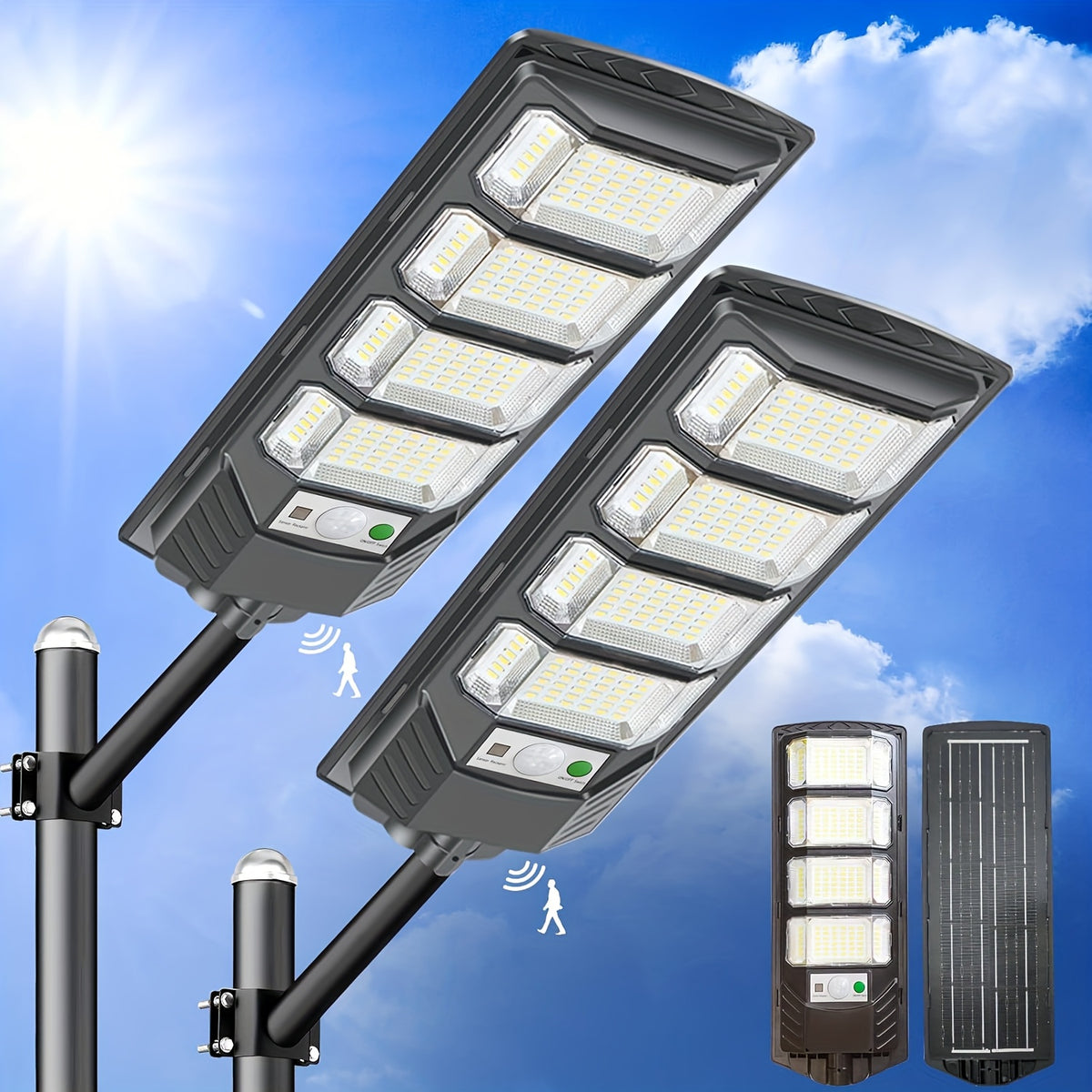 K Solar Motion Sensor Street Light product detail 12