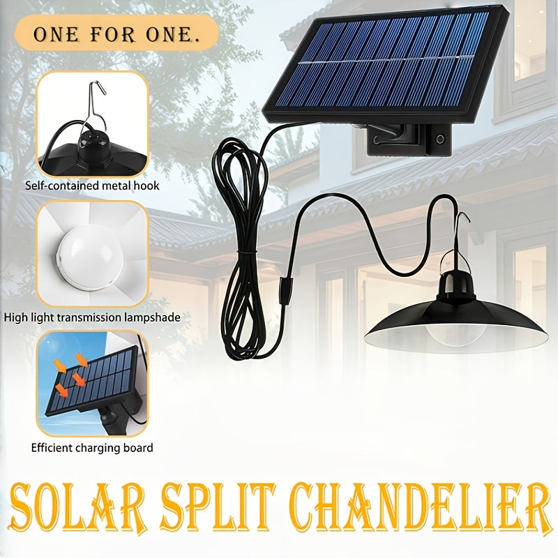 Solar Ceiling Lamp, Solar Garden Lamp, Intelligent Light-sensing Solar Lamp, Outdoor IP44 Solar Lamp, Decorative Pendant Lamp, Suitable for Indoor Use, Barn, Decorative Lamp, Camping Lamp And Outdoor Lamp