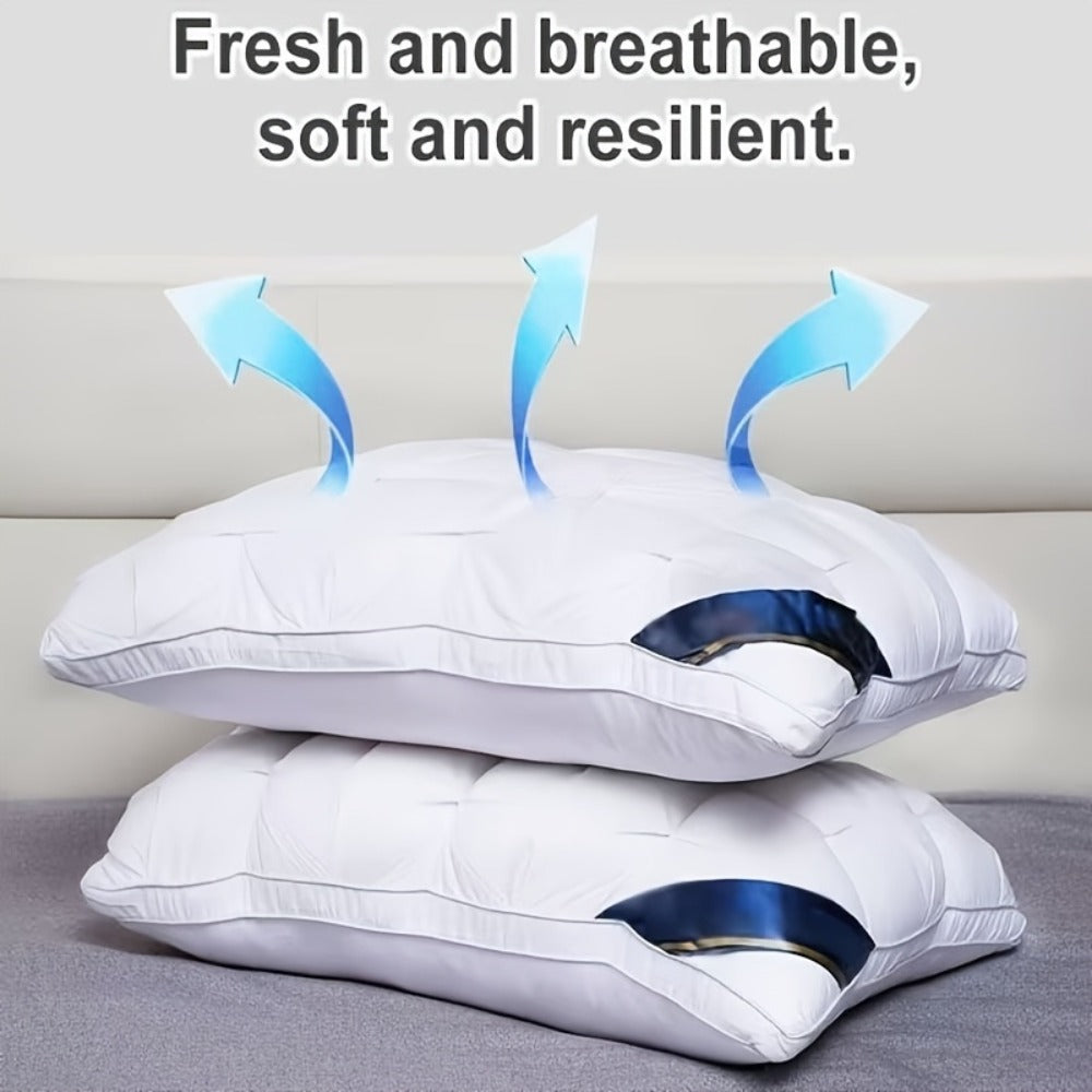 66 Cm Polyester Washable Bed Pillow Set - bedroom and guest-room – alternate design view