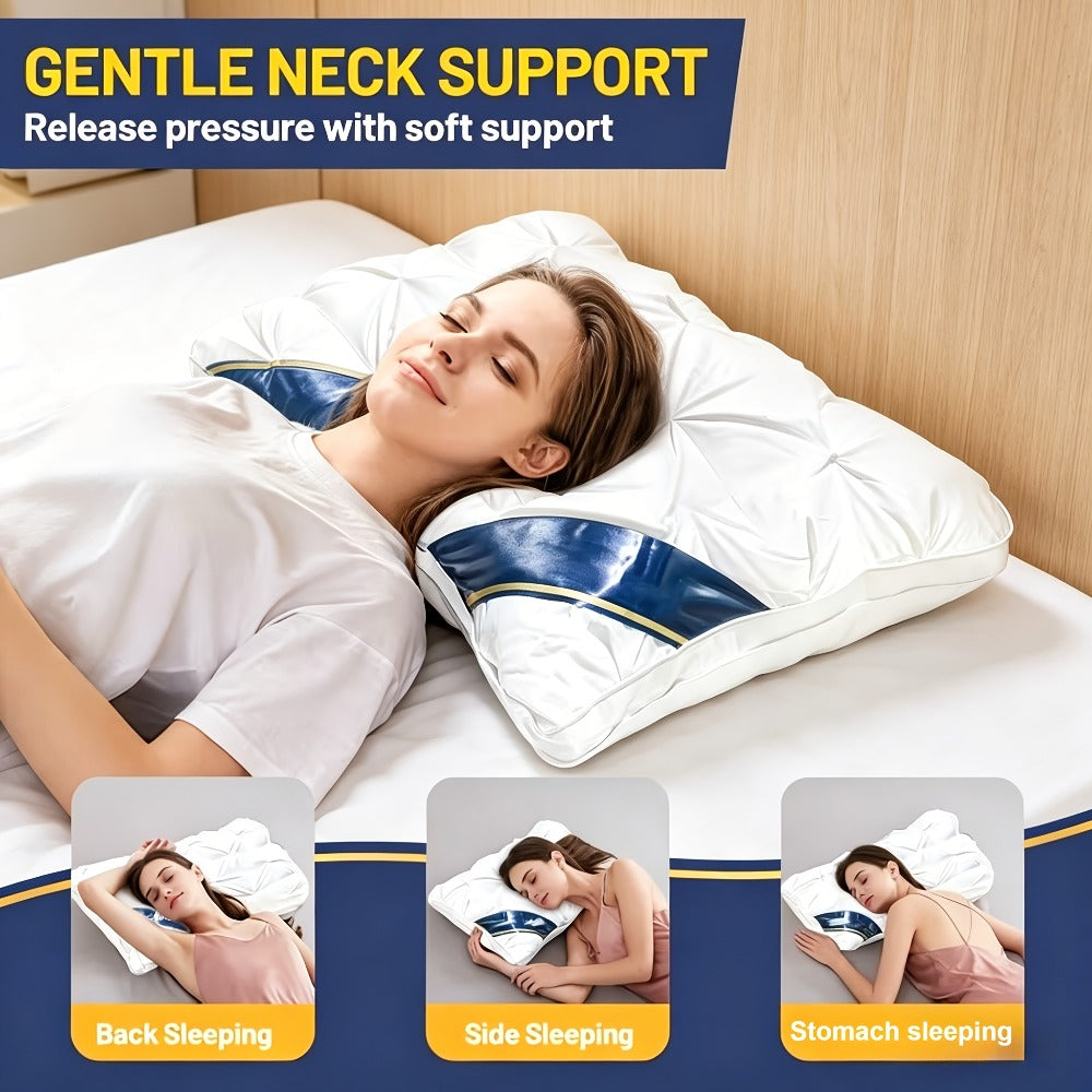 66 Cm Polyester Washable Bed Pillow Set - bedroom and guest-room – product detail angle