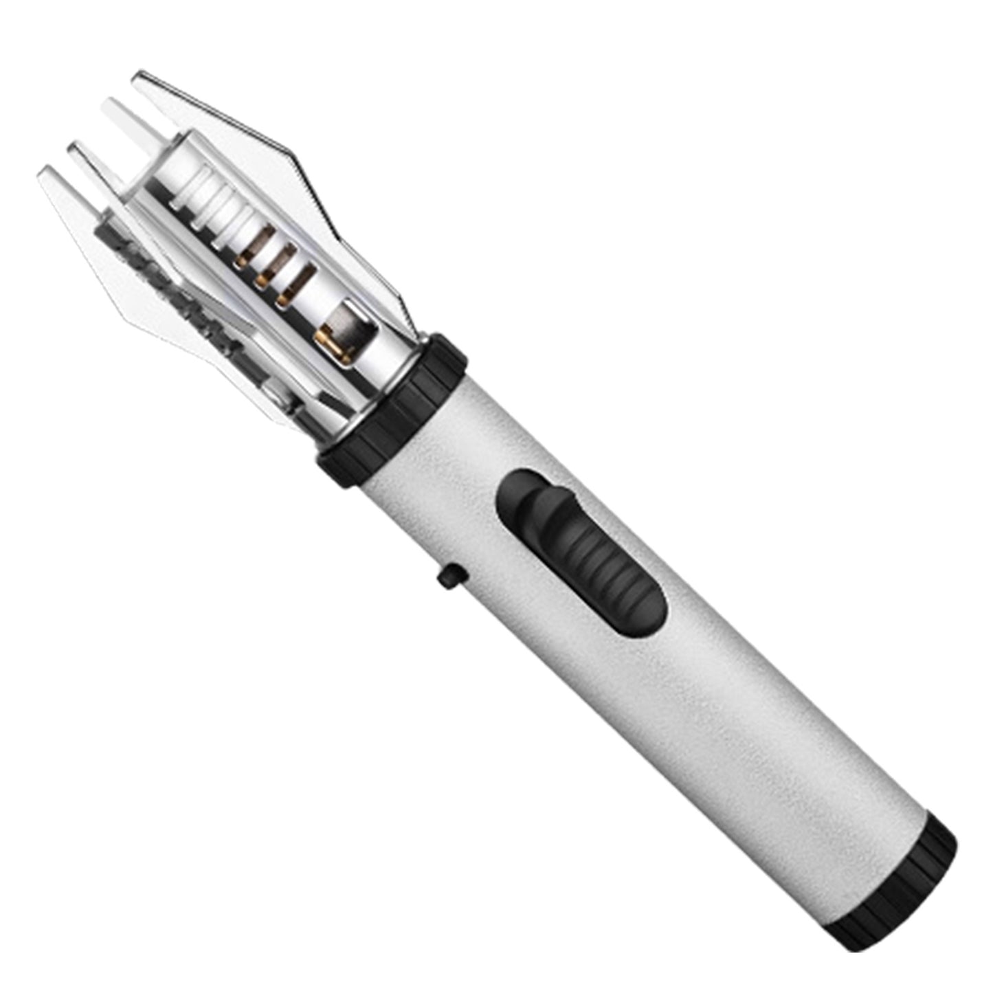 Windproof Lighter, Gas Lighter, Long Lighter, Jetflame Lighters, Kitchen Blowtorch, Fireplace Lighter (Butane Free) (Black), Without Battery