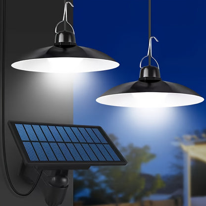 Solar Ceiling Lamp, Solar Garden Lamp, Intelligent Light-sensing Solar Lamp, Outdoor IP44 Solar Lamp, Decorative Pendant Lamp, Suitable for Indoor Use, Barn, Decorative Lamp, Camping Lamp And Outdoor Lamp