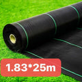 Professional Grade! 1.83 x 25 Meters Weed Mat – Extra Thick, UV-Resistant, Tear-Resistant Ground Cover for Outdoor Use