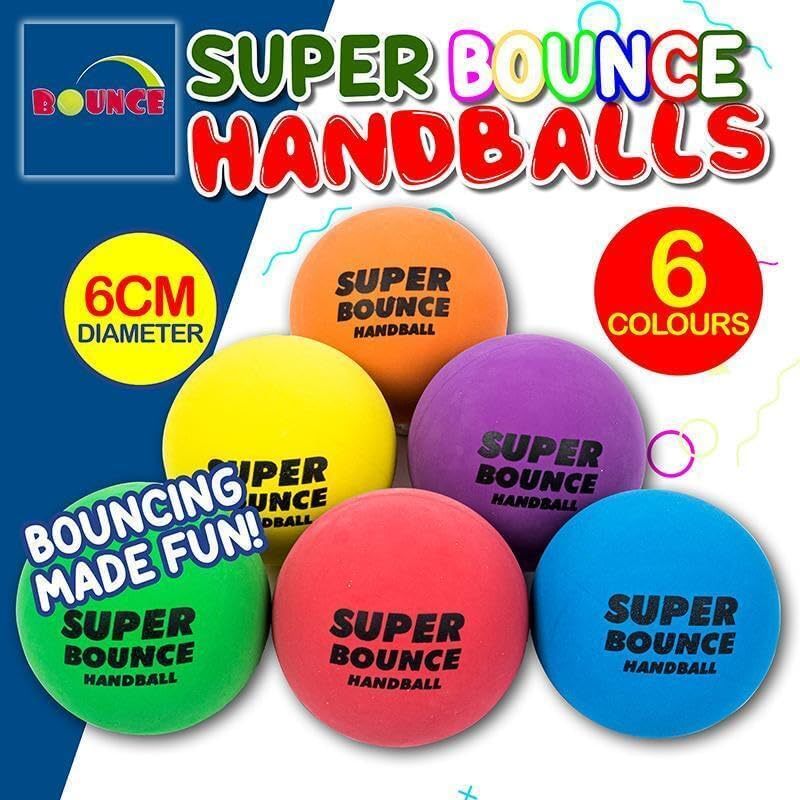 Super Bounce Handball 6cm (Random Colour)