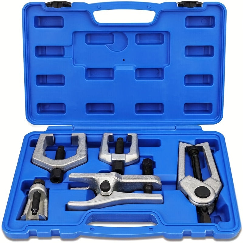 SEDY 5-Piece Front End Service Tool Kit, Ball Joint Separator Pitman Arm Puller Tie Rod Remover