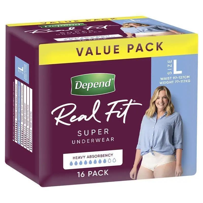 Depend Real Fit Women's Underwear detail view 22 for Australian shoppers