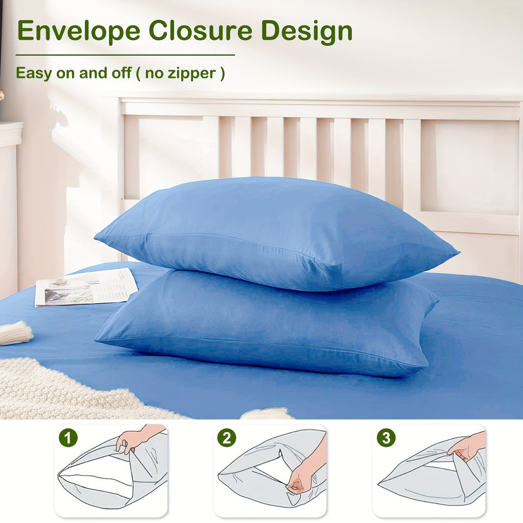 Luxurious 2000TC Cooling Bamboo Sheet Set - Breathable, Soft, Fade-Resistant, 40cm Deep Pocket - Ideal Sheet Sets For All Seasons Bedroom, Guest Room, Hotel, Christmas Gift