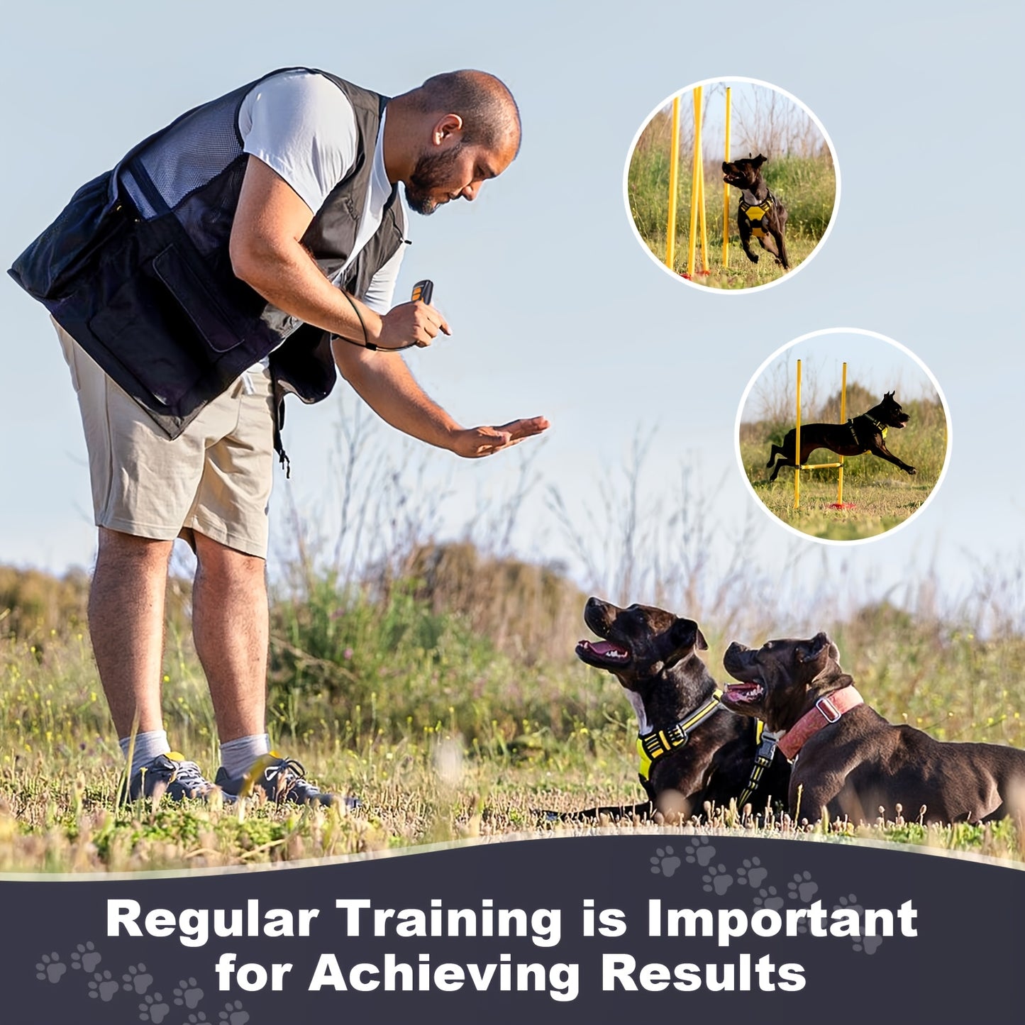 TMA Soundwave Technology Pet Behavioral Guidance Device Rechargeable Indoor Outdoor Dog Training