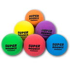 6cm High-Bounce Handball - schoolyard, indoor and outdoor games – alternate design view