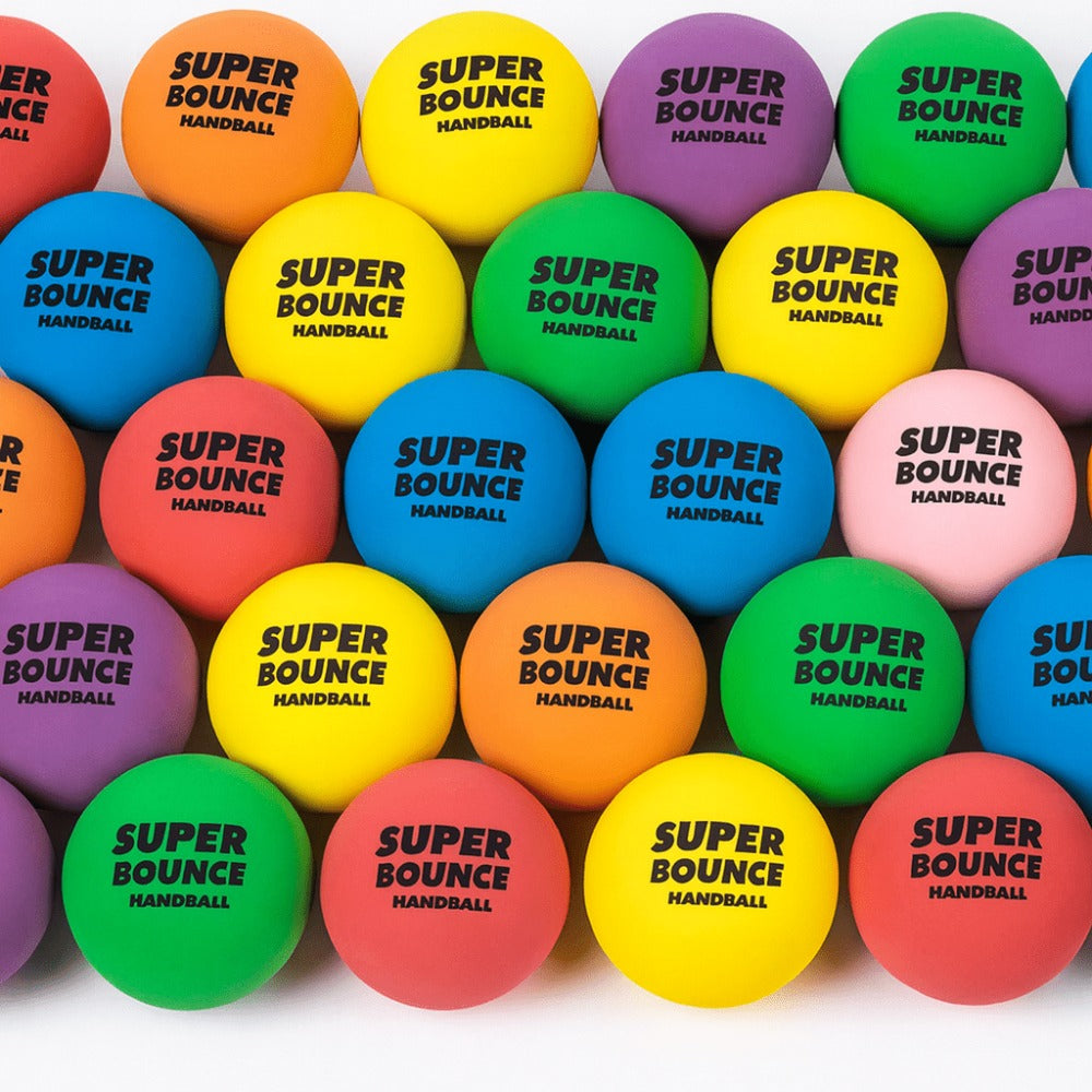 6cm High-Bounce Handball - schoolyard, indoor and outdoor games – product detail angle