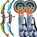 2 Pack Bow And Arrow, LED Luminous Archery Set, Indoor Outdoor Sports Gift, Multiple Configurations Available, for Boys Girls Ages 3-12, Christmas Halloween Thanksgiving Gifts