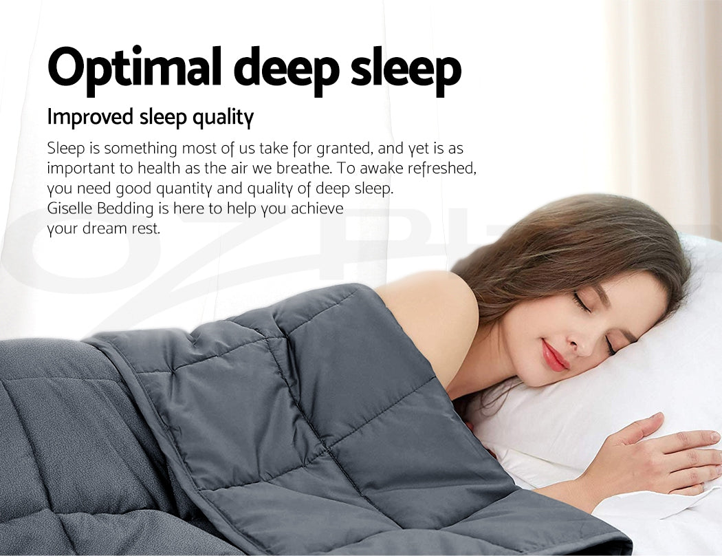 Giselle Weighted Blanket 7KG 9KG Kids 5KG 11/2.3KG Adult Relax Heavy Gravity