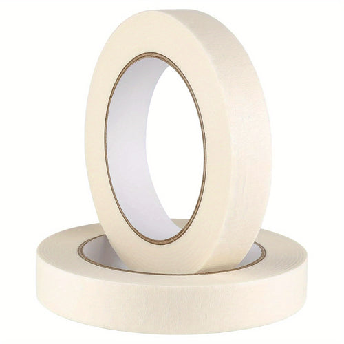 [Masking Tape] 30 Pack White Masking Tape | General Purpose Beige Painter's Tape 0.94inch x 20yard, for Painting, Labeling, Packing, Craft, Art