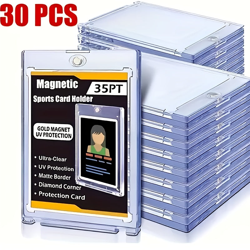 90pcs Magnetic Trading Card Holder Set - sports-card protection and – additional product view 13