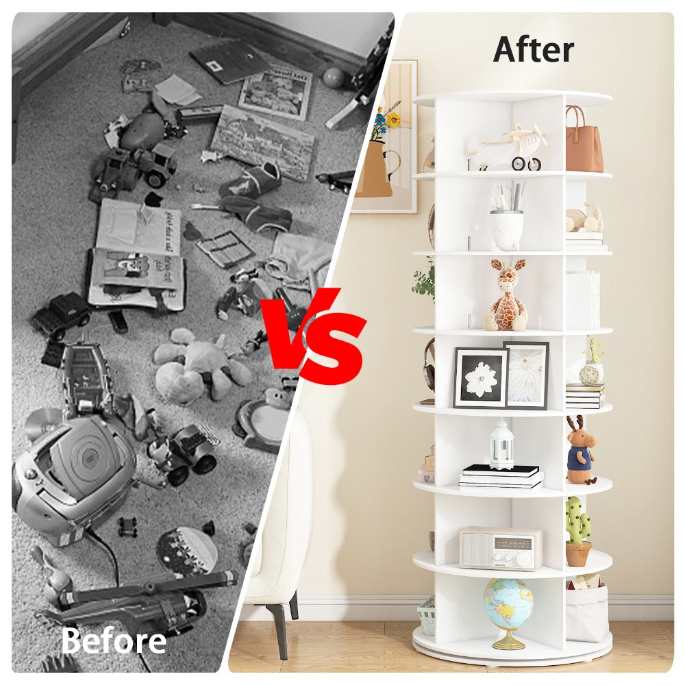 7-Tier Rotating Shoe Rack – Space-Saving Entryway Storage – additional product view