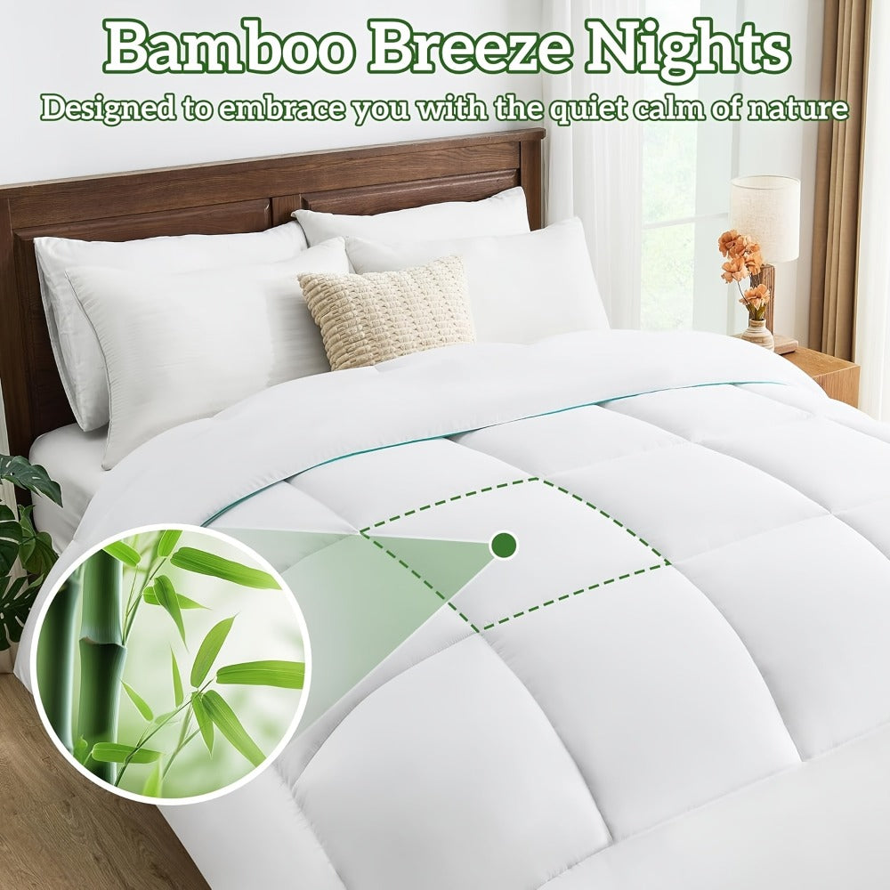 700GSM Bamboo Blend Quilt – Comfortable Bedroom Doona – alternate product view
