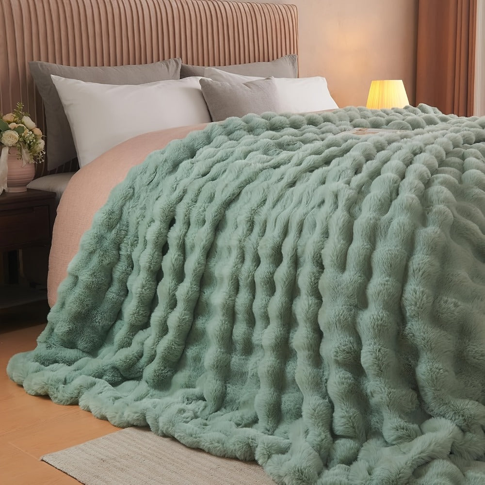 Faux Fur Throw Blanket product detail 8