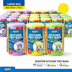 72 Pcs 35L Scented Kitchen Bin Liner Roll - kitchen and household – main product view