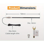 5dB Fibreglass UHF CB Antenna detail view 2 for Australian shoppers