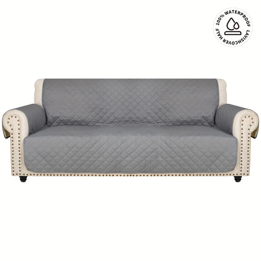 High Quality Sofa Towel, Pet Scratch Resistant Sofa Cover, Upgraded Non-slip Buckle On The Back with Pockets On The Side, Recliner Protector for Bedroom, Office, Living Room, Home Decoration