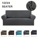 1pc Premium Stretch Solid Pattern Spandex Jacquard Sofa Slipcover - Non-Slip, Anti-Scratch, Four Seasons Universal Furniture Protector for Bedroom, Office, Living Room Home Decor - Easy to Clean, Pet-Friendly, And Durable