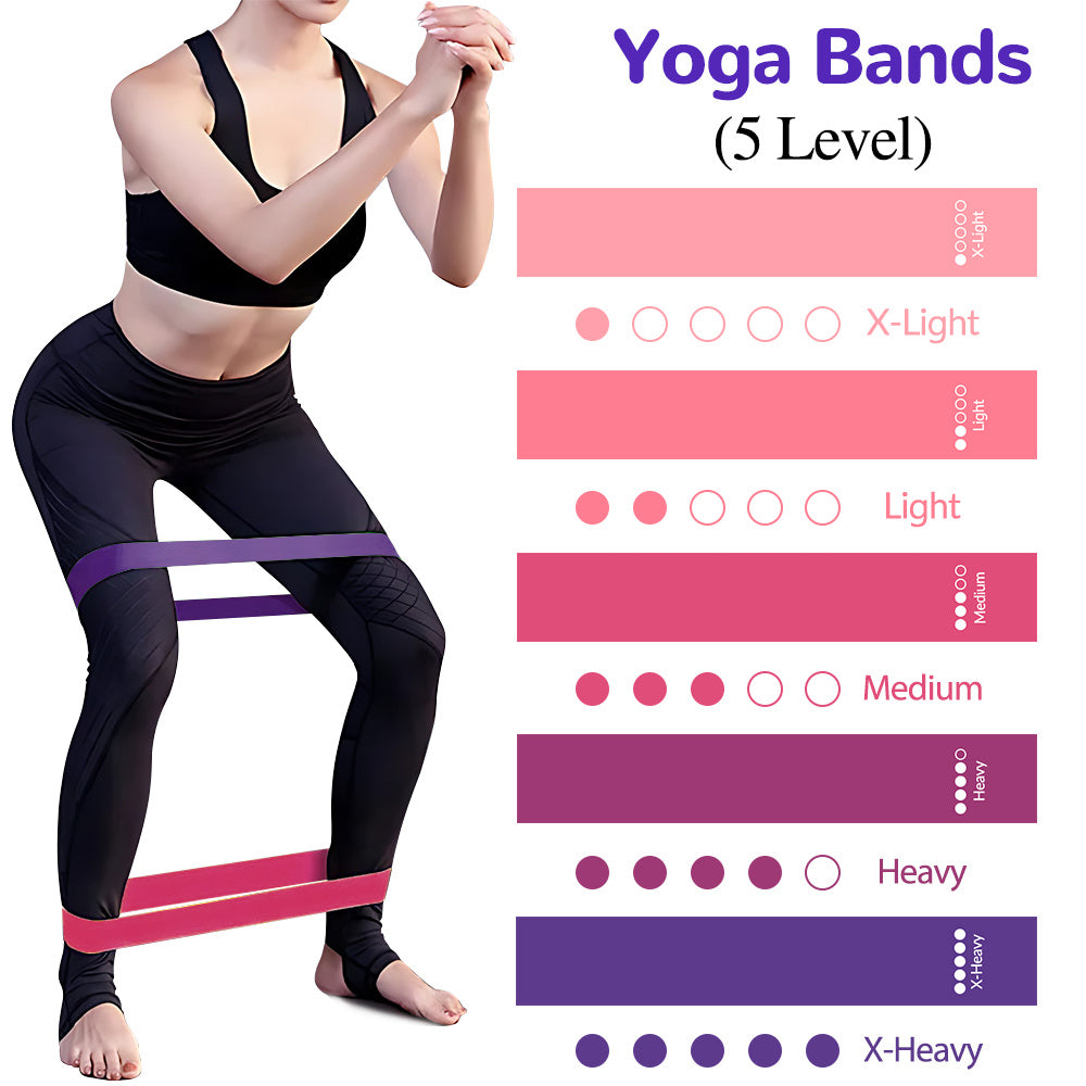 13PCS Pilates & Yoga Equipment Set Purple/Pink Professional Training Combo Core Strengthening Flexibility Enhancing | Home Workouts, Yoga Sets For Pilates at Home Equipment Pilates with Yoga Ball, Resistance Bands, Anti-Slip Pilates Socks, and Accessory B