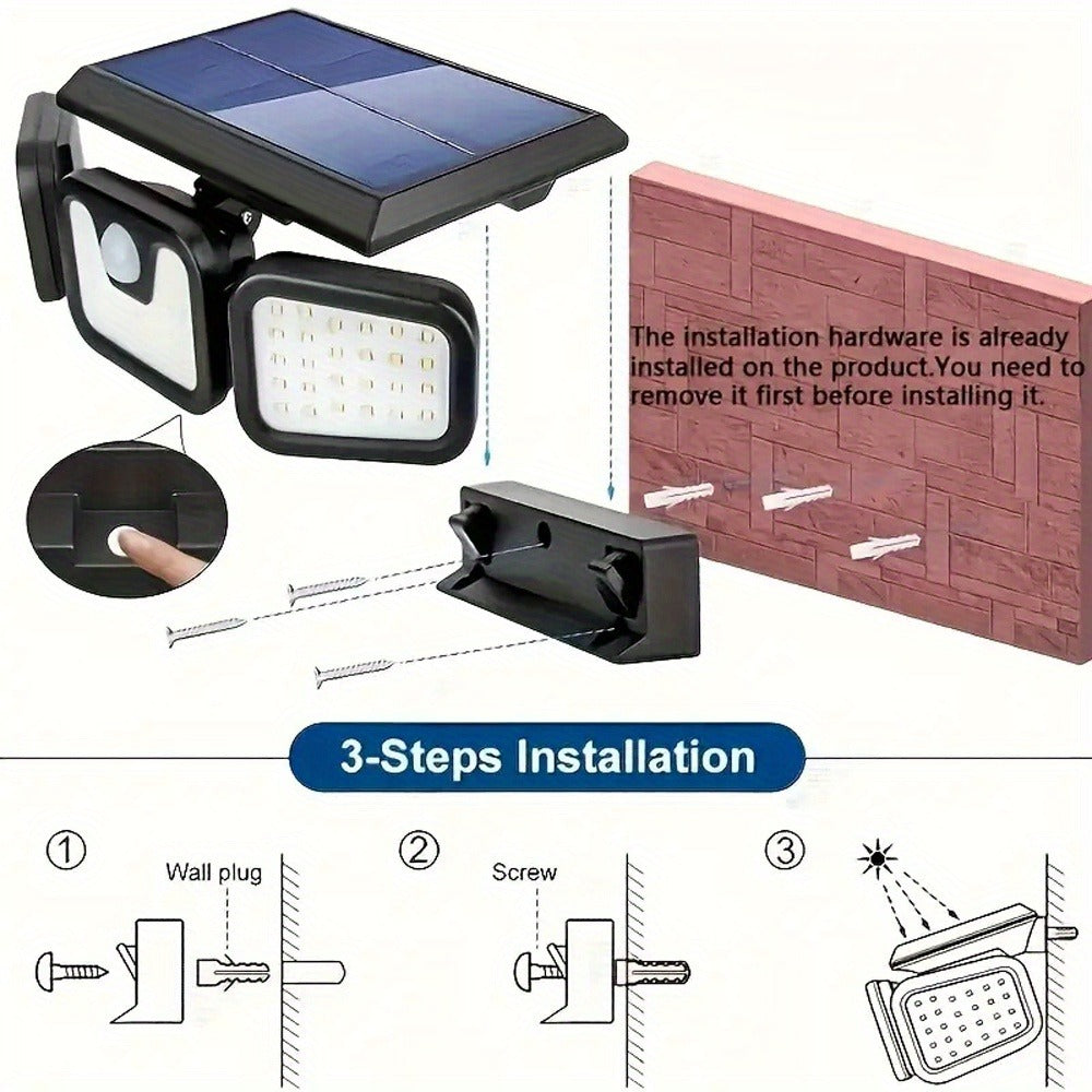 Solar Motion Sensor Security Wall Light product detail 9