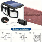 Solar Motion Sensor Security Wall Light product detail 9