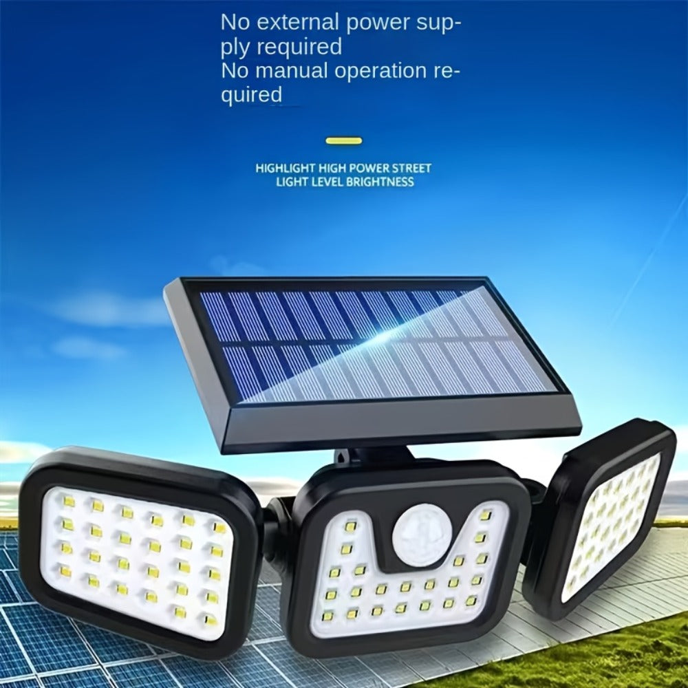 74 LED Solar Street Light – IP55 & 3 Modes & Home Exterior – additional product view