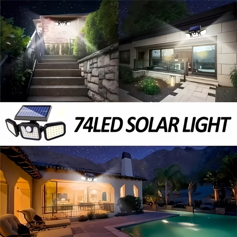 74 LED Solar Street Light – IP55 & 3 Modes & Home Exterior – additional product view 11