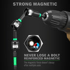 74-Piece Magnetic Nut Driver Set - Metric and SAE Bits – product detail angle