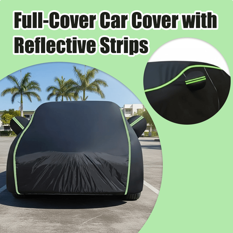 Professional car cover set available in four precise sizes SUV-YL SUV-YXL Sedan-L Sedan-XL, crafted from high-strength 100% polyethylene tarpaulin material offering exceptional sturdiness and durability, complete waterproof protection layer effectively pr