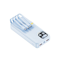 20000mah Built In cable BLUE