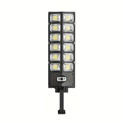 1/2PCS Solar Street Lights Outdoor, 6500K 504 LEDs Solar Parking Lot Lights Dusk To Dawn, Solar LED Light Wide Angle Motion Sensor For Area Lighting Yard