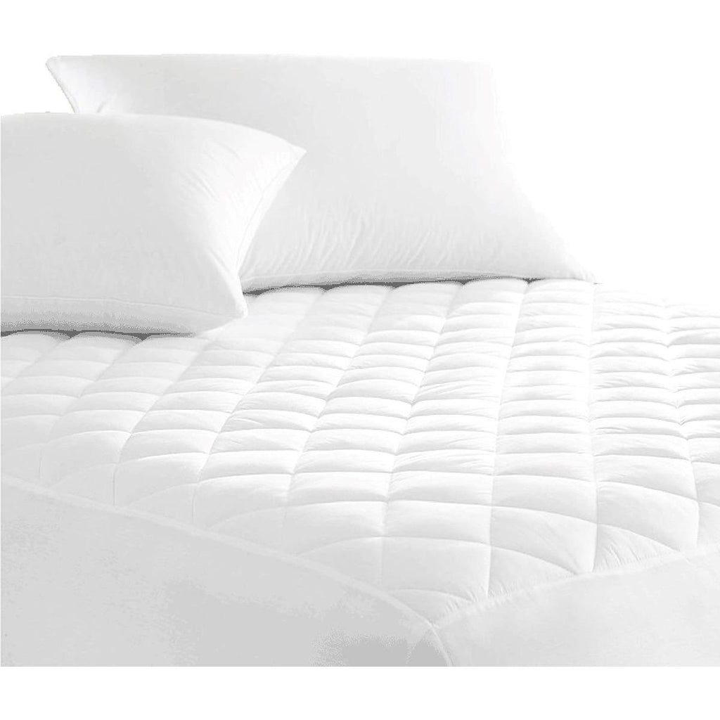 Australian Made Fully Fitted Cotton Quilted Mattress Protector Machine Washable (All Size)